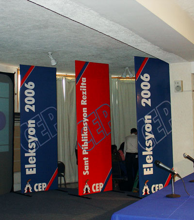 Rigid tall Banner stand